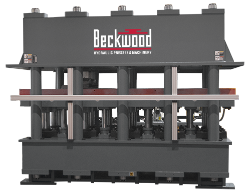 Beckwood Custom Hydraulic Presses with Non-Traditional Frame Styles - Multi-Post Example