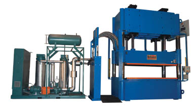 Beckwood compression molding press