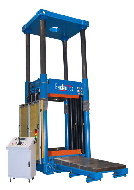 200 Ton 4-Post Assembly Press, heavy duty hydraulic assembly press, stator core assembly press