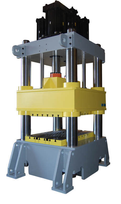 600 x 250 Ton 4-Post Multi-Action Press, 600 ton multi-action press, 850 ton multi-action press, 250 ton multi-action press, double action hydraulic press