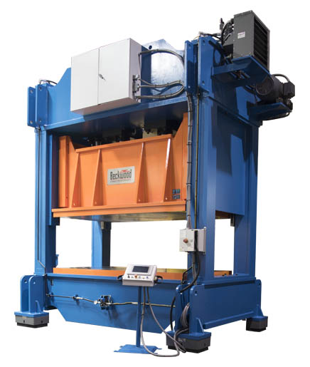 Large 400 ton gib-guided hydraulic punching press, 400 ton blanking press