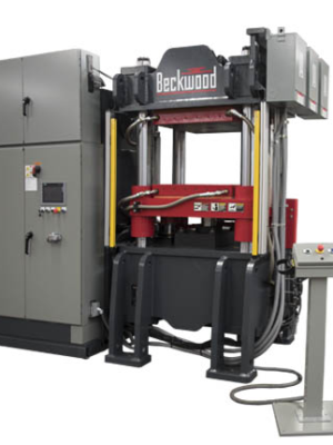 250 ton 4 post compression molding press manufactured by beckwood press