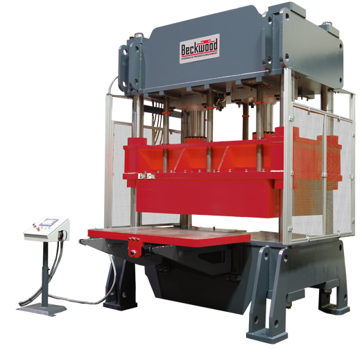 rubber pad forming press by beckwood press