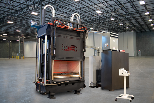 hot forming press in warehouse manufactured by beckwood press in 2018