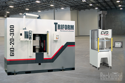 triform and EVOx presses manufactured by beckwood press corporation