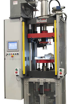 30-ton 4-post powder compacting press 699