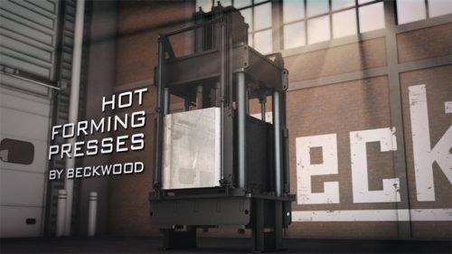 Hot Forming Animation demonstrating automatic doors and multizone heated platens
