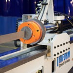 Beckwood's Triform Extrusion Stretch Forming Machine