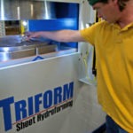 Beckwood triform sheet hydroforming press