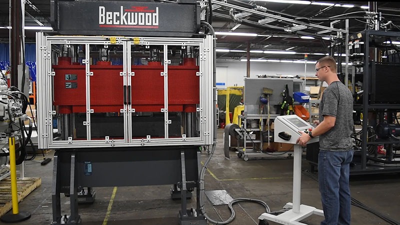 75 Ton 4-Post Punching Hydraulic Press