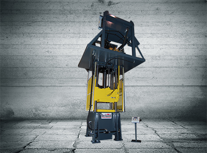 500 Ton 4-Post Deep Drawing Press with knockout cylinder