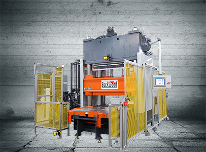 550 Ton 4-Post Pre-Form Press, hydraulic forming press with dual bed shuttles